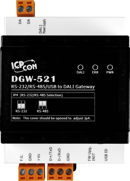 DGW-521 CR » ModbusRTU - DALI Gateway